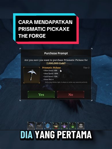 Discover the New Prismatic Pickaxe in The Forge