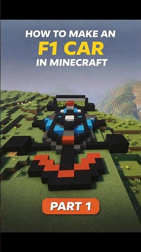 How to Make an F1 Car in Minecraft | Easy Tutorial (Part 1) #minecraftcar #minecrafttutorial