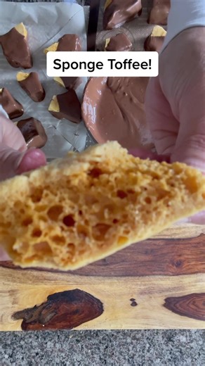 Easy Sponge Toffee Recipe - Chocolate Dipped Treat