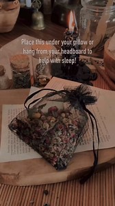 Trouble sleeping? Let a little witchy magic tuck you in! 😴🌙 Create your own Deep Sleep Pillow Charm with calming herbs like lavender, chamomile, rose petals, and bay leaves. Stir with intention; seal in a pouch, such as organza, and place it under your pillow or hang it by your bed for peaceful dreams. Start your FREE Wicca 101 course today; tap the link in the bio and begin your magical journey! 👍 #WitchyDIY #SleepCharm #WiccaTips #WitchLife #LearnWicca #PillowCharm #Witchcraft101 | Wicca Ac