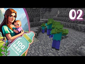 Gathering Essentials | Minecraft 100 Baby Challenge | EP 2
