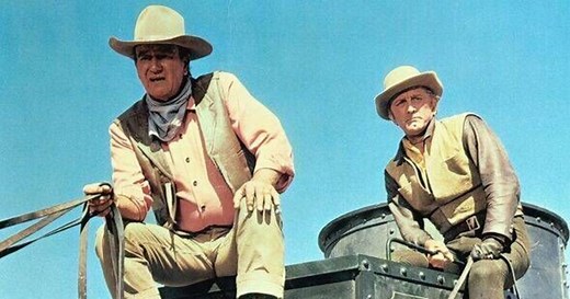 John Wayne was 'furious' with Kirk Douglas and they 'never saw eye to eye'