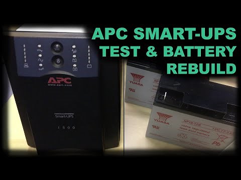 APC Smart-UPS 1500 New Batteries & Re-calibration - New Home Network Backup Power Supply, Yuasa NP18