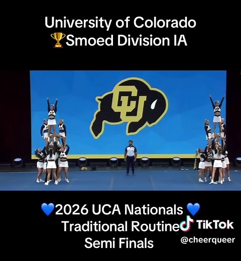 University of Colorado Cheerleaders Shine at UCA Nationals