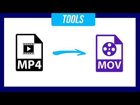 Convertir MP4 a MOV. Sin programas. Online