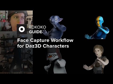 Rokoko Guide: Full performance capture (and face rigging) workflow for Daz3D characters