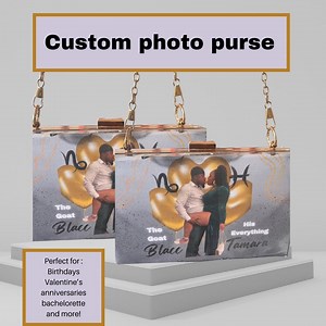 Custom Photo Acrylic Purse – Personalized, Transparent Handbag - Etsy