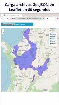 Cargando GeoJSON en Leaflet ¡RÁPIDO!