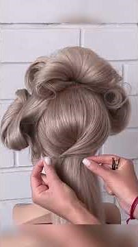 How bridesmaids actually do their hair #wedding #hairstyle #tutorial
