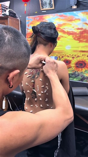 Full Back Tattoo for My Sister in Nagoya