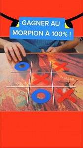 Comment gagner au morpion à tous les coups ! #reels #trash #insolite #morpion | Trash Videos