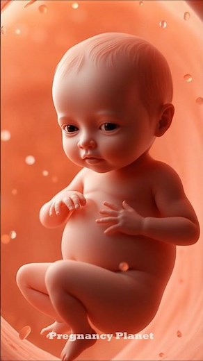 This Is What a 33-Week Baby Looks Like in the Womb 👶🧠 Incredible 4K Visualization.