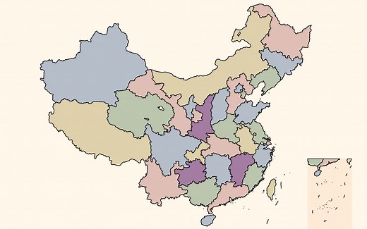 【地图】中国行政区划
