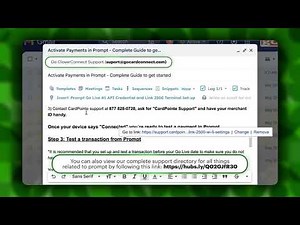 Ingenico Link 2500 Prompt Integrated Device Step by Step set up guide