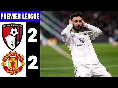 Bournemouth vs Manchester United 2-2 Extended Highlights & All Goals | Premier League 2025/26