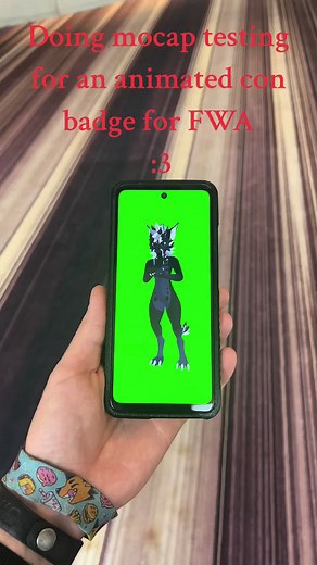 Tedsting to see how my motion capture works with my avatar whilst running around on the con floor lol i cant wait for everyone to arrive #furry #vrchat #nardoragon