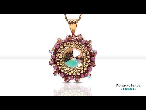 Brilliant Bezel Pendant - DIY Jewelry Making Tutorial by PotomacBeads