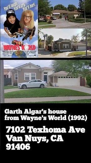 Garth Algar's house from Wayne's World (1992).