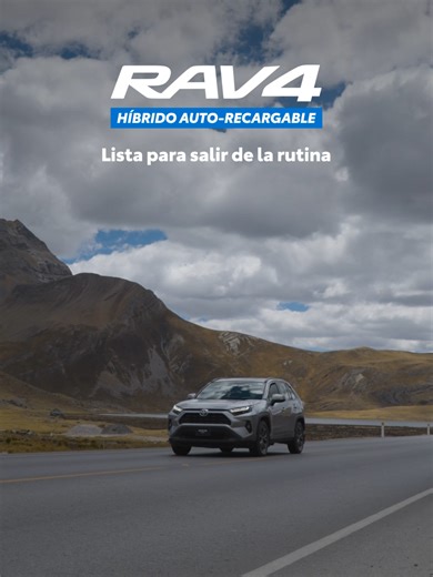 Salir de la rutina, siempre será la mejor decisión. Cotiza tu nueva RAV4 Híbrida Auto-recargable hoy.