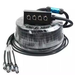 [Hot Item] 2/4/6/8 Channels Ethercon CAT6 Shielded Ethernet Network Sound Stage Snake Cable Box