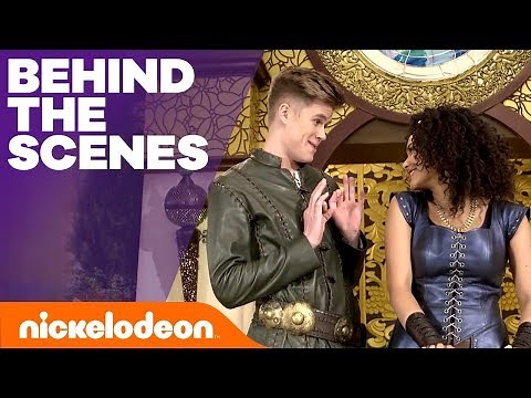 BTS Set Tour w/ Daniella Perkins & Owen Joyner ⚡ | Knight Squad | Nick