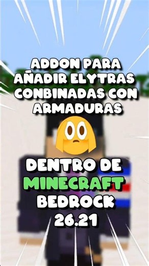 Mods de MCPEDL || Raiyon's Elytra Armor Addon|| Minecraft Bedrock #minecraft #addon