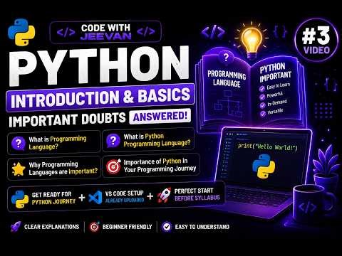 Python Basics Explained | What is Programming? What is Python? | Complete Beginner Q&A | Episode #3