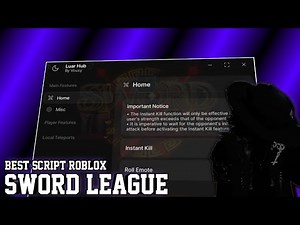 SWORD LEAGUE OP SCRIPT [NO KEY] INSTANT KILL, ROLL EMOTE, AUTO BUY FOOD