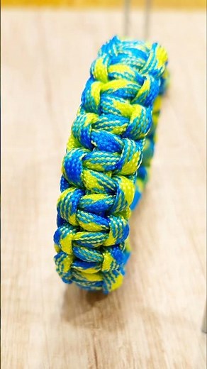 Paracord Bracelet | No Buckle #bracelet #diy #paracord #fyp
