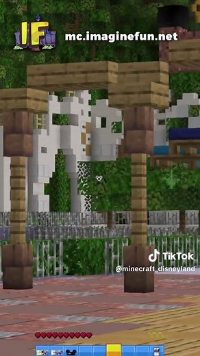 This is DISNEYLAND in Minecraft 😁 #imaginefun #disneyland #minecraft #minecraftamusementpark