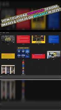 How to Upload Portfolio Designs, Images & Videos on Behance in 2025?