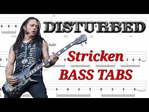 Disturbed - Stricken BASS TABS | Cover | Tutorial | Lesson
