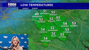 1.5K views · 3 comments | FOX54's @ToriSmithTV has the weather breakdown as the cool temperatures are nearly here in the CSRA. A couple showers may be seen overnight with the passing cold front. | WFXG FOX54 | Facebook