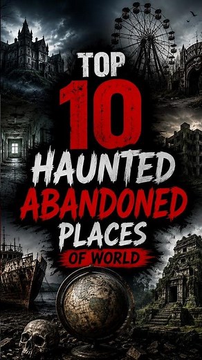 Top 10 Abandoned Horror Places in the World 👻😱