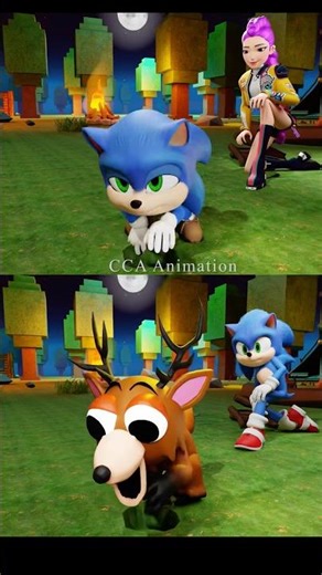RUMI’S Prank gone wrong🤣 Part 1, Part 2 #sonic #rumi #animation #funny