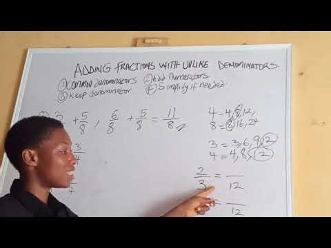 Adding Fractions with Different Denominators Made Easy! 🚀 | Fast Fraction Trick -Part 8