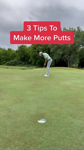 Putting can EASILY lower your scores. If you can make more putts, it takes a lot of pressure off other parts of your game. Next time you’re on the golf course, use these 3 tips to make more putts! Follow ( ) to make more putts! 🏌️‍♂️ #fyp #golf #golfer