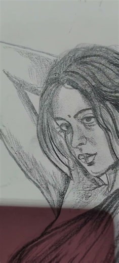 Like❤️, Share🫴 & Subscribe👍 for more amazing art videos by Rojalin Pencil Sketch Portrait tutorial