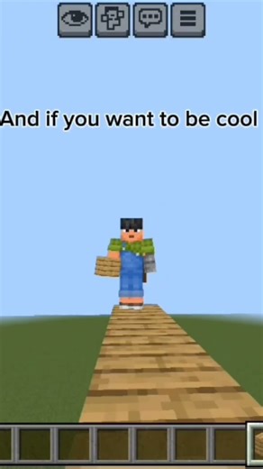 How To Bridge Backwards On Bedrock Minecraft 👀