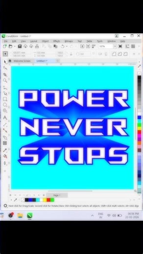 CorelDRAW Tutorial - Awesome Text Effect 🔥