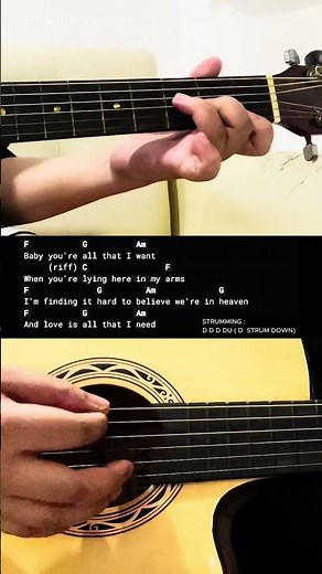 Heaven - Bryan Adams | Easy Guitar Tutorial For Beginners #guitarlesson #shorts