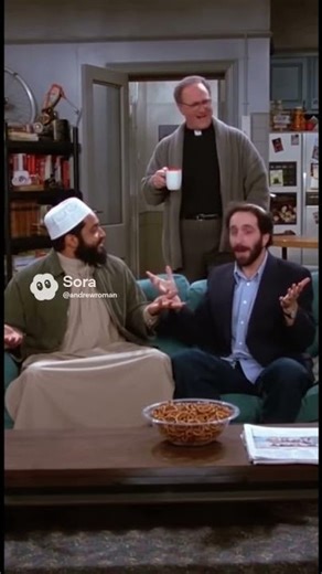 📺 TV Promo: A Rabbi, an Imam, and a Priest in Seinfeld | AI Shorts