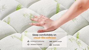 Sweetcrispy Ultra Soft Mattress Topper Full Size - Viscose Made from Bamboo Pillow Top Mattress Pad for Breathable Cooling & Back Pain Relief, Deep Pocket Comfort Bed Topper, Green