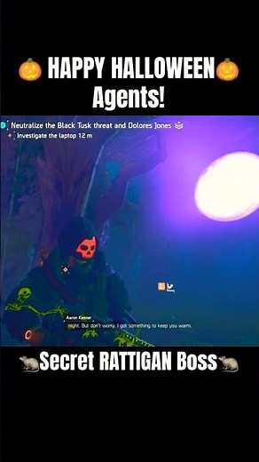 HAPPY HALLOWEEN Agents! 🎃 Secret Rat Boss Rattigan Found in Haunted House! - The Division 2 #shorts