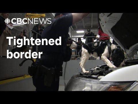 Drug-sniffing dog among changes at Quebec-U.S. border crossing as security tightens