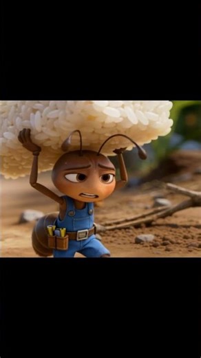 The Ant and the Grasshopper Fable - Aesop's Fable - AI Animation