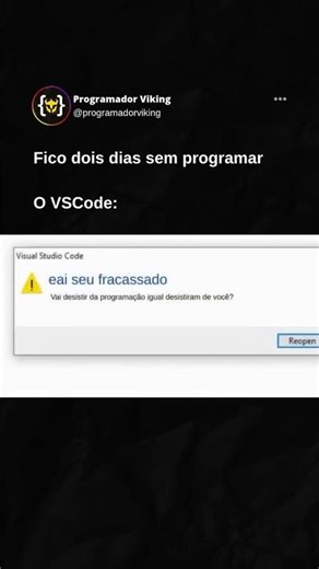 Aquela FRASE MOTIVACIONAL #programador #fullstack #memes