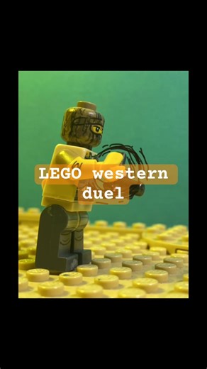 LEGO western duel animation