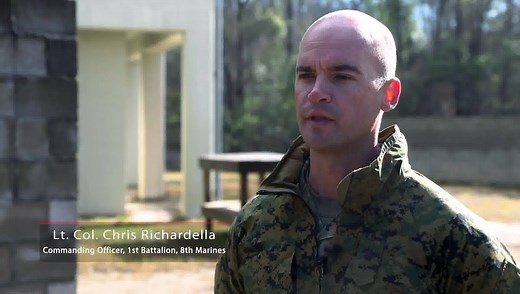 Integration Interdependence Interoperability Marine Raiders with 3rd Marine Raider Battalion train Marines with 1st Battalion, 8th Marines on close-quarters battle tactics at Camp Lejeune, N.C. The training included hallway and stairwell clearing procedures, as well as teaching sensitive site exploitation, which allows for better integration, interdependence, and interoperability between Special Operations Forces and Fleet Marine Force assets to improve combat readiness for the future operating 