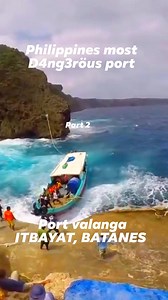 Philippines most D4ng3röus port #valangaport #unloadingpassengers #boat #reels #BATANES #itransa | Rex Bata